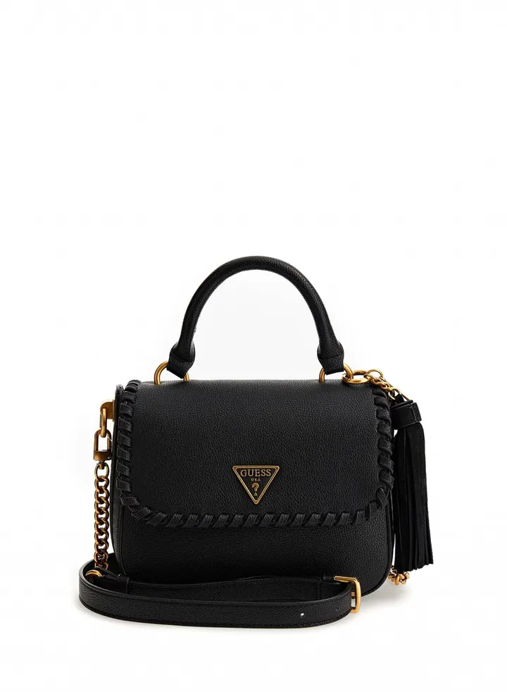 Kaoma Top Handle Flap Handbag Black