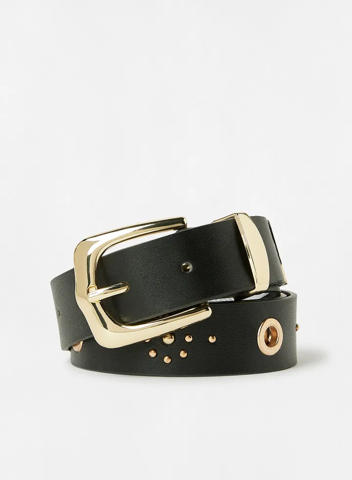 Adjustable PU Belt Black