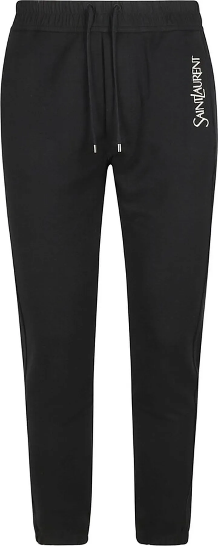 Drawstring Waist Logo Embroidered Track Pants