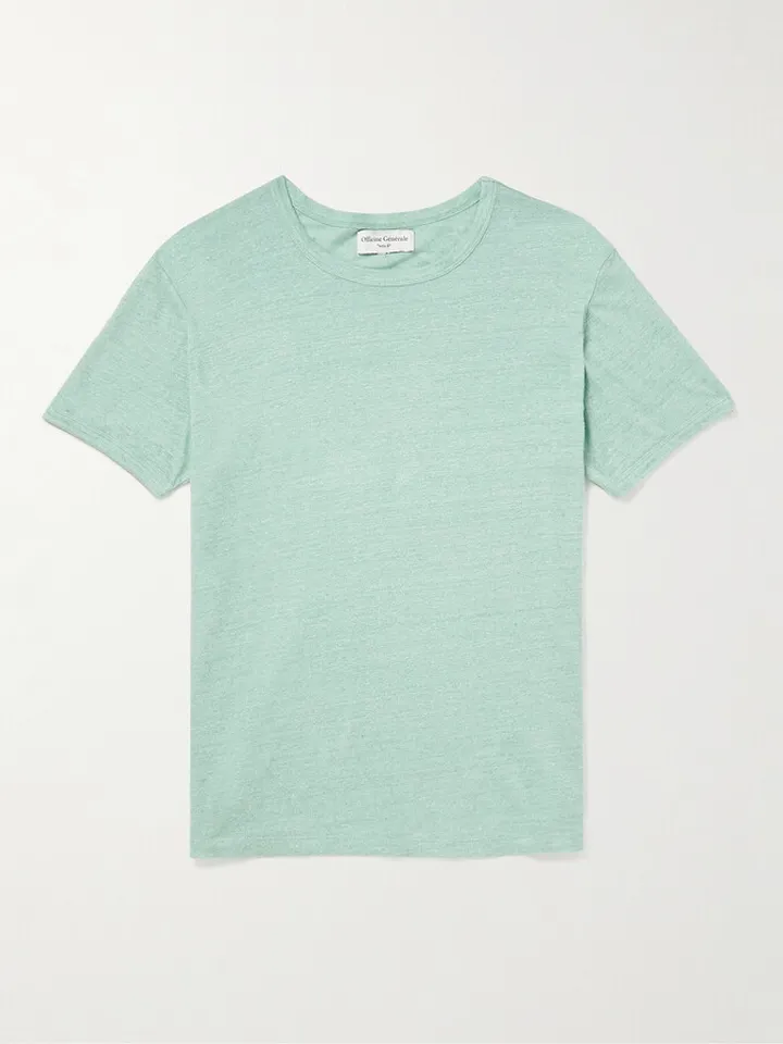 Stretch-Linen T-Shirt