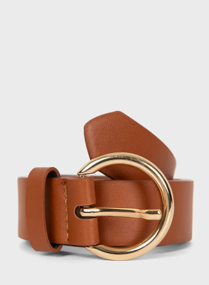 Round Buckle Belt