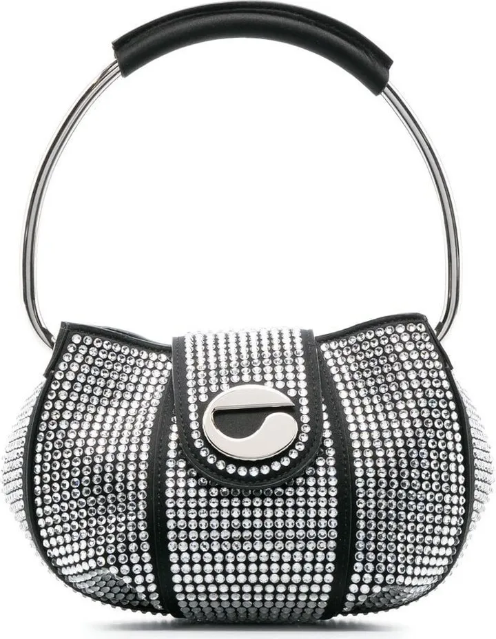 U.F.O. crystal-embellished shoulder bag