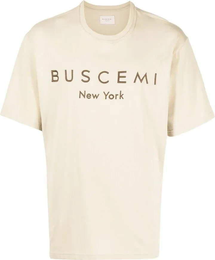 logo-embroidered cotton T-shirt