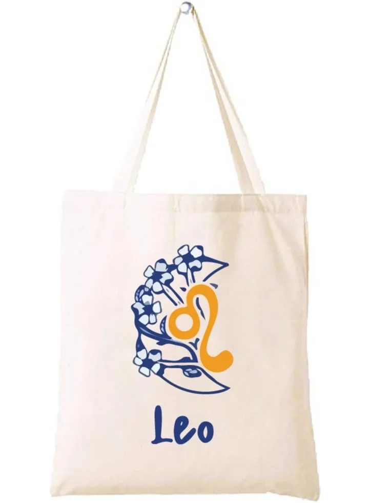 Zodiac Design Eco-Friendly Cotton Bag - Reusable Tote for Astrology Fans - Gift for Astrology Lovers - Perfect for Shopping and Grocery Bags - Tote Bags for Women