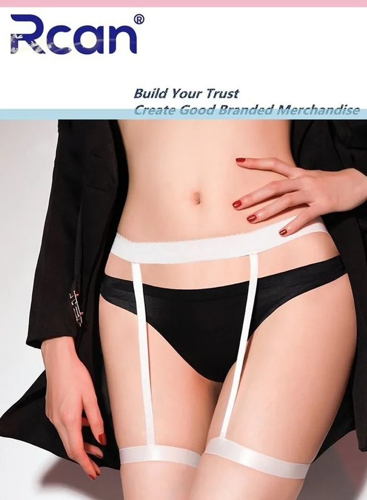 Stretch Garter Belt Integrated Non Slip Fashion Leg Accessories Leg Loops for Girls and Women