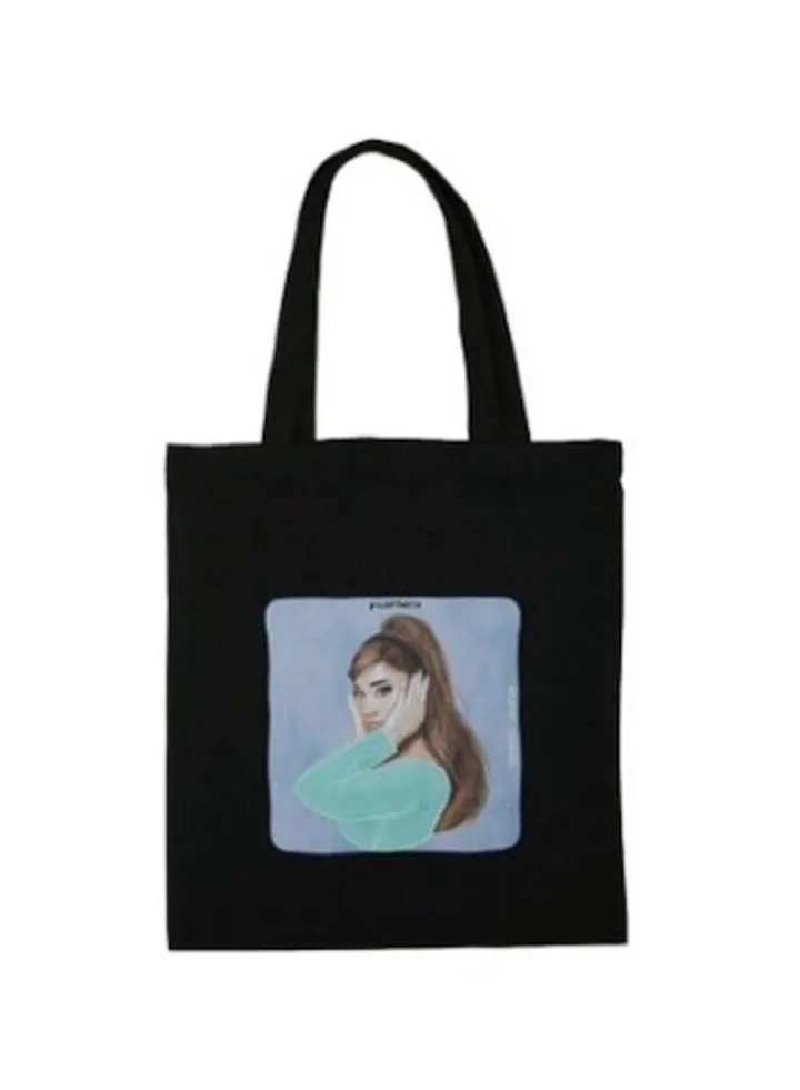 Cotton Tote Bag Ariana Grande 15" X 16" Tote Bag/Shopping/Shoulder Bag