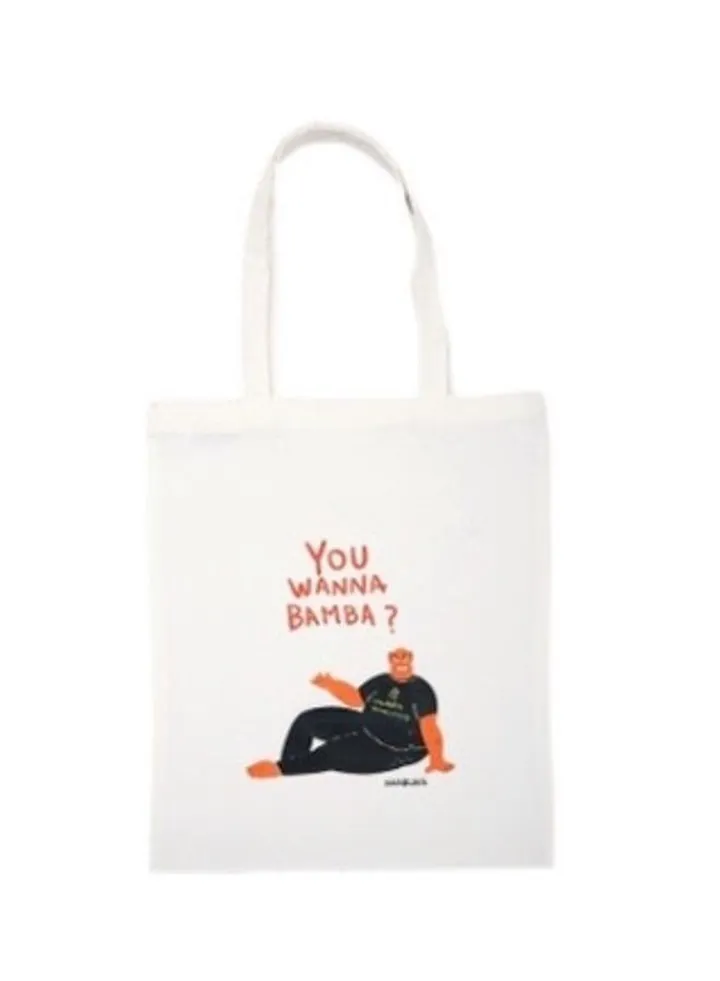 Cotton Tote Bag You Wanna Bamba 15" X 16" Tote Bag/Shopping/Shoulder Bag