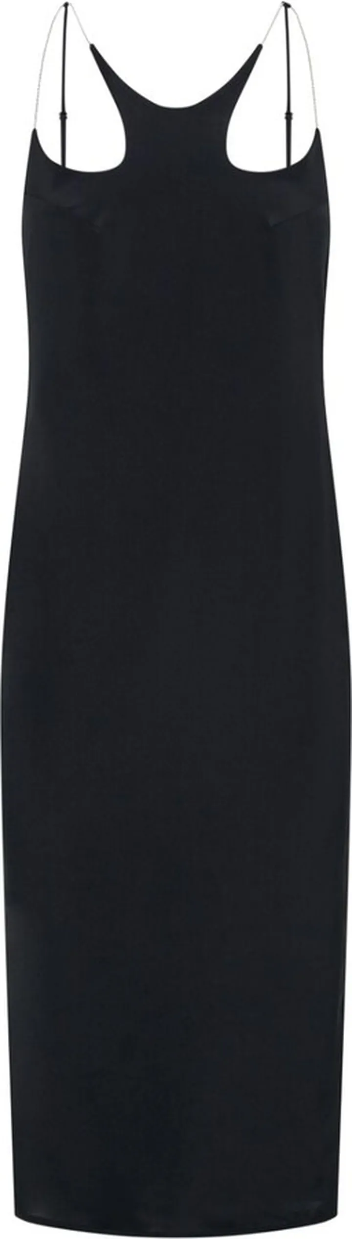 Scoop-Back Midi-Dress