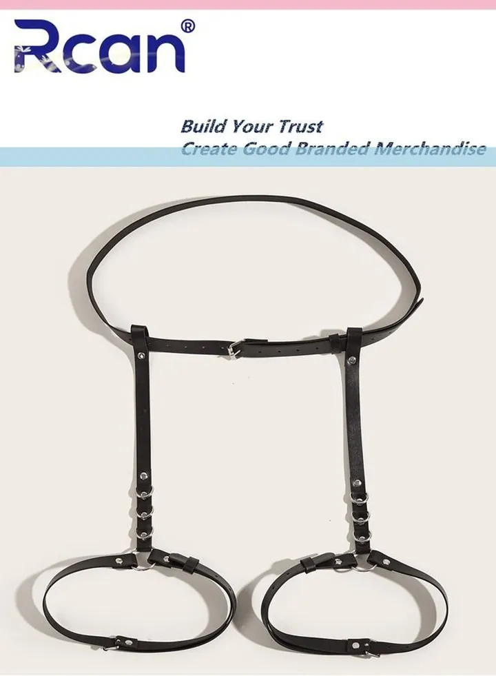 Leather Belt Leg Loop Waist Leg Body Chain Garter Fashion Body Accessories Punk Rock Waist Chain for Women