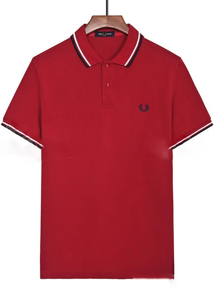 Essential Logo Printed Polo Red
