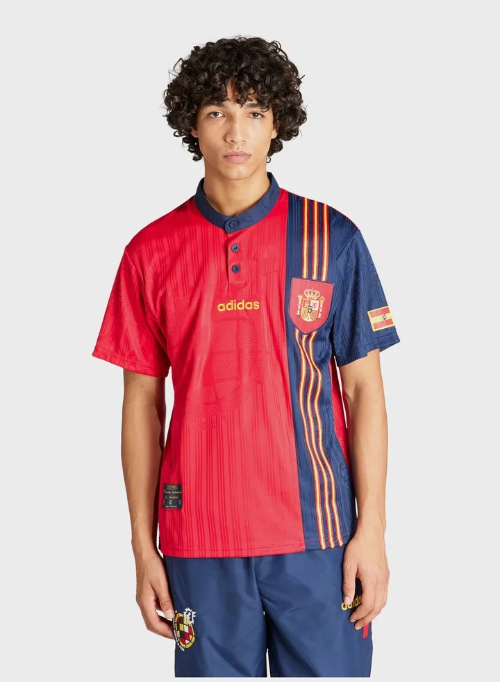 Spain 1996 Home Jersey
