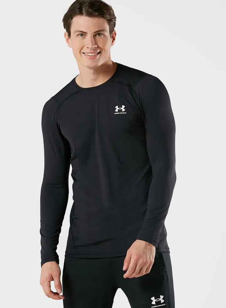 HeatGear Armour Fitted Long Sleeve Top