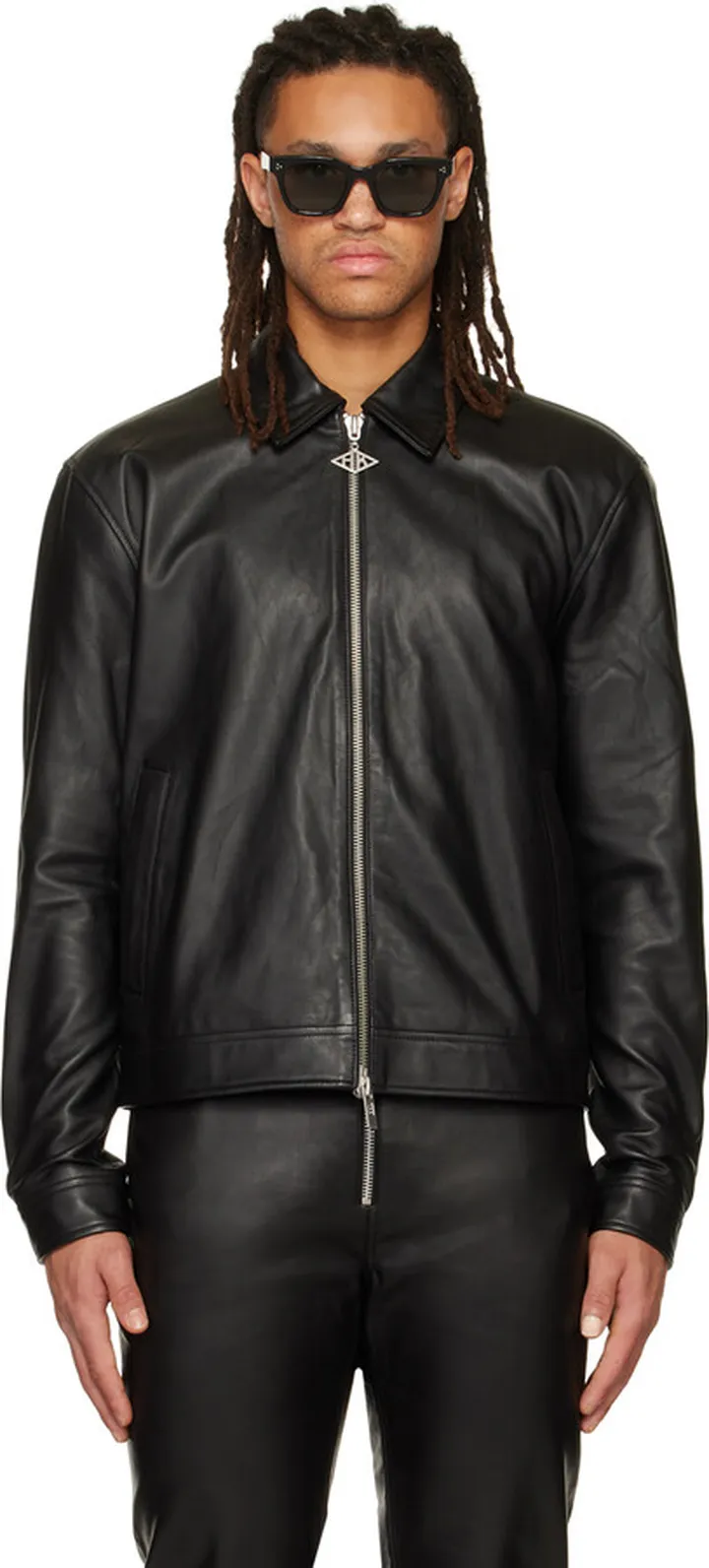 Han Kjobenhavn Black Pilot Leather Jacket