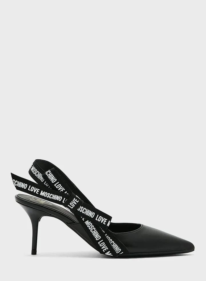 Logo Ribbon Pumps