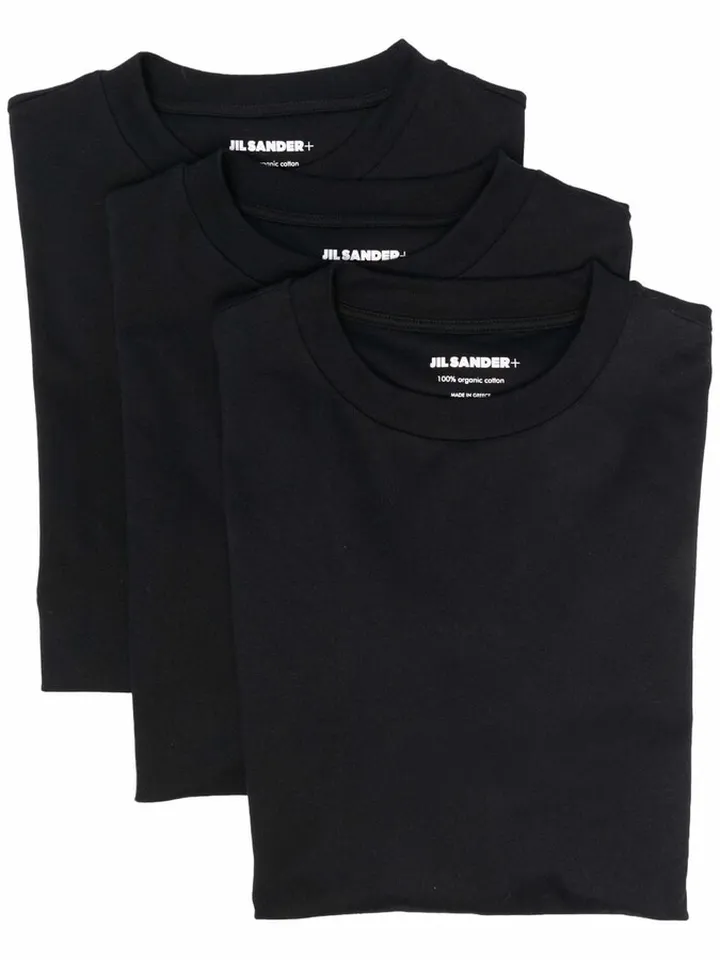logo patch T-shirt (set of three)