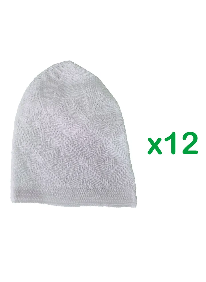 Turkish Prayer Cap for Men 12 Pieces Box