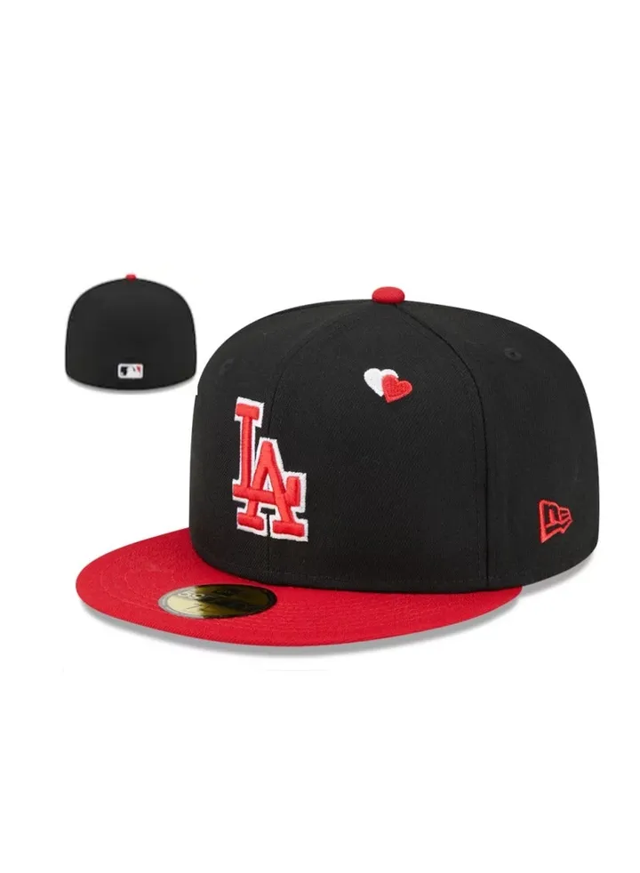 NEW ERA 3D Embroidered Fitted Baseball Team Cap with Closed Back for Sun Protection61.5cm