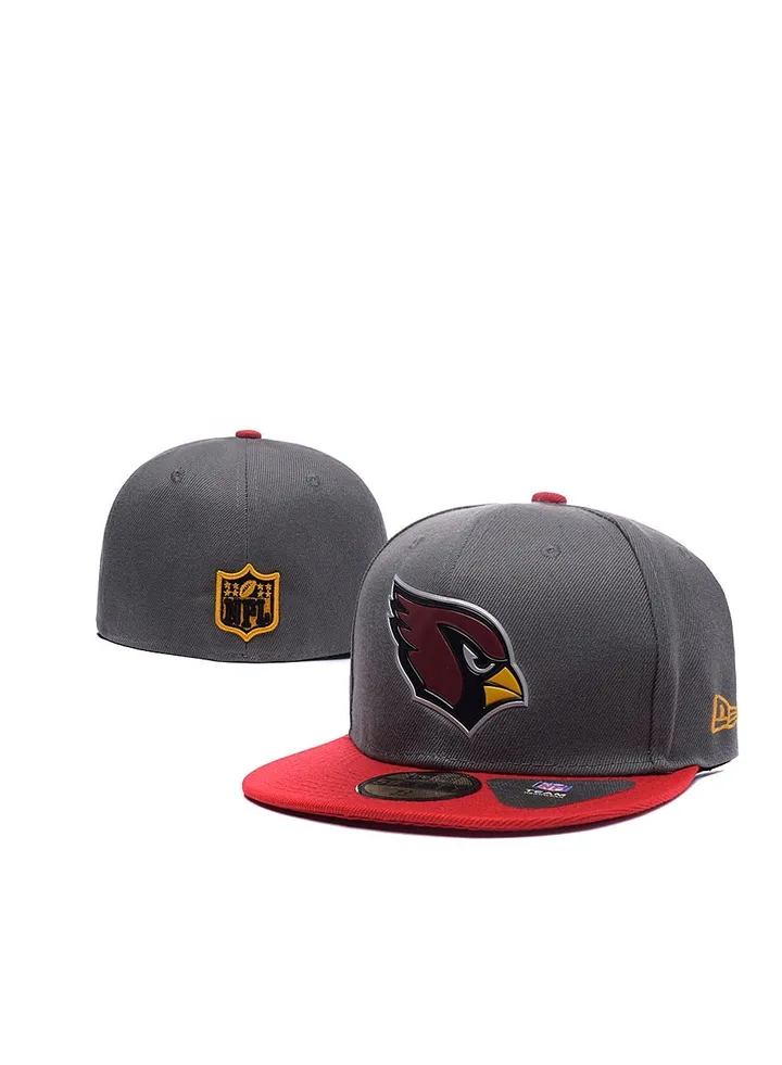 NEW ERA 3D Embroidered Fitted Baseball Team Cap with Closed Back for Sun Protection-59.6CM
