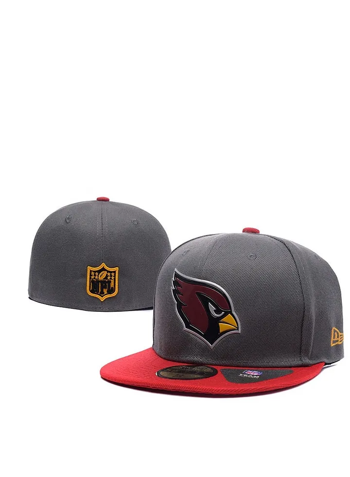 NEW ERA 3D Embroidered Fitted Baseball Team Cap with Closed Back for Sun Protection-57.7CM