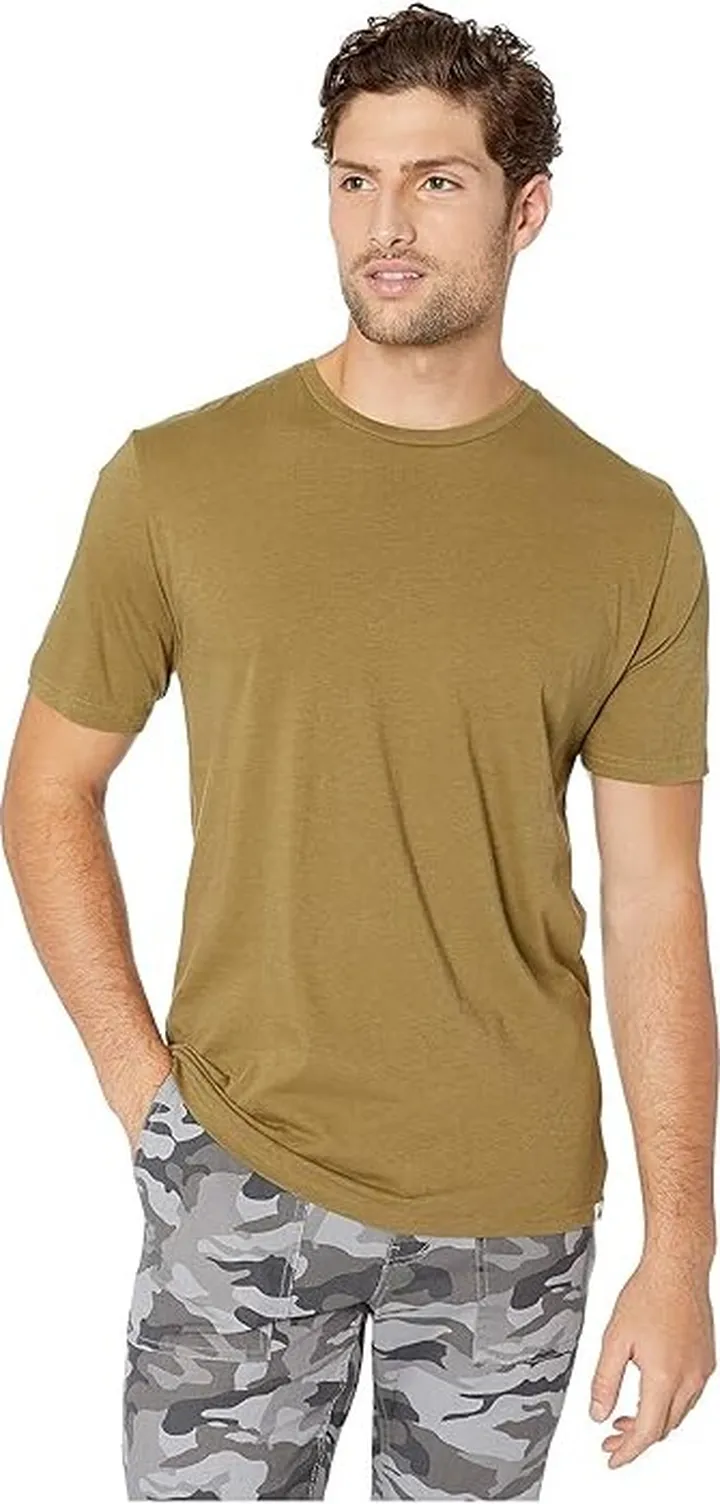 Burton Classic Short Sleeve Tee (Martini Olive) Men's Clothing