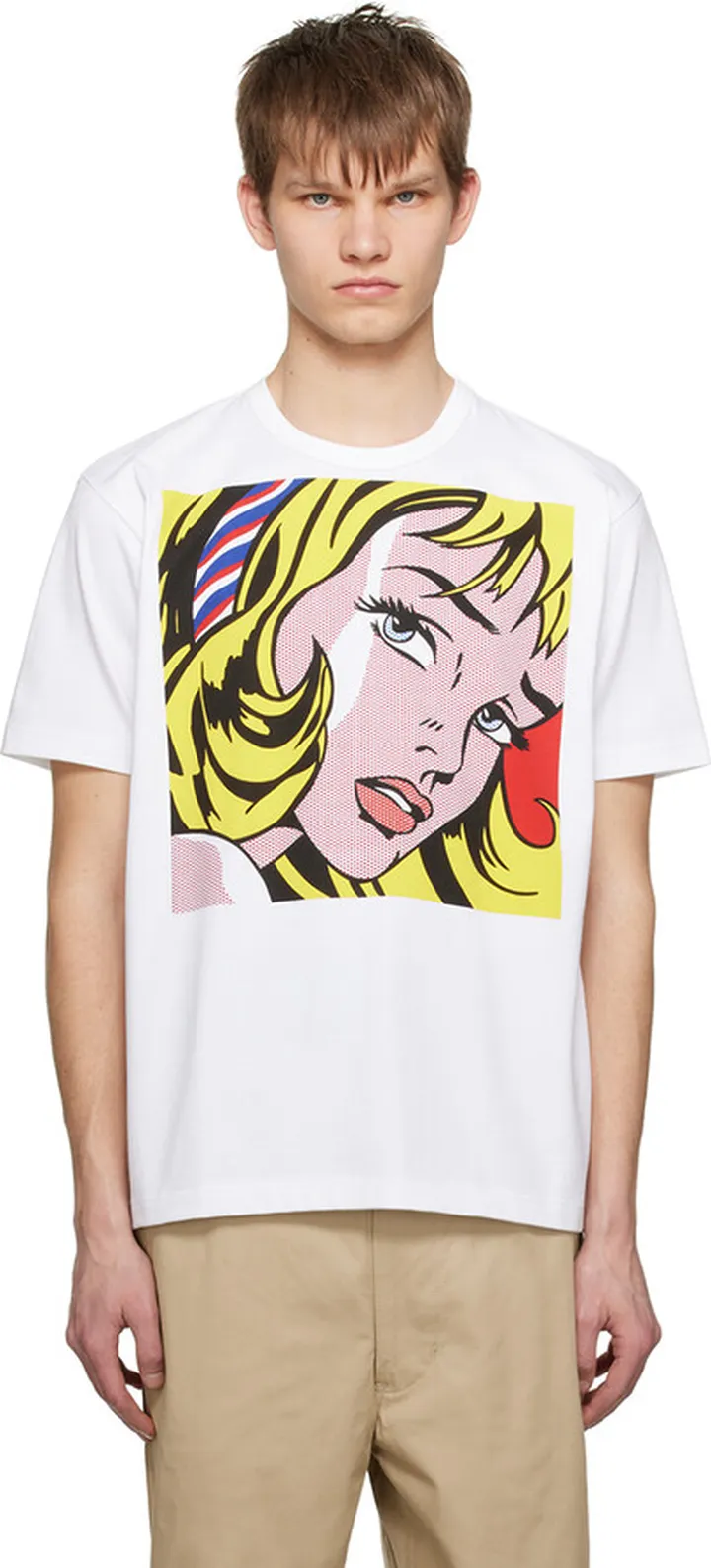 Junya Watanabe White Graphic T-Shirt