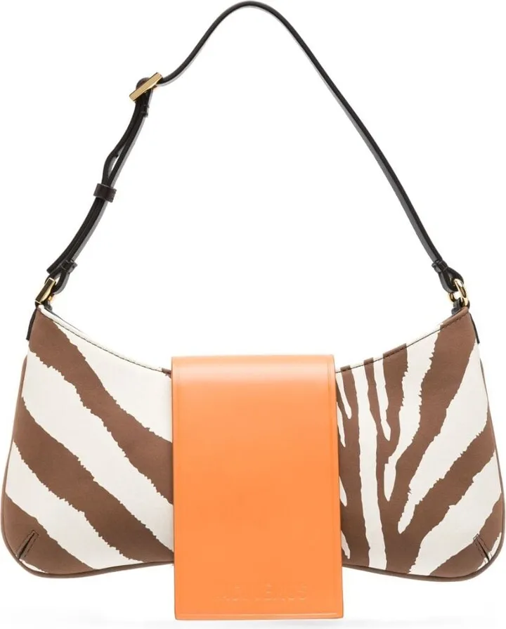 Le Bisou zebra-print shoulder bag