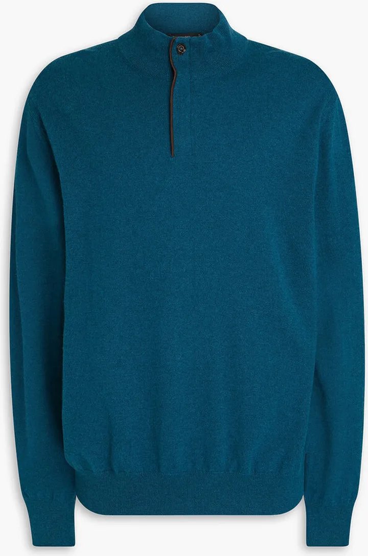 Cashmere half-zip sweater
