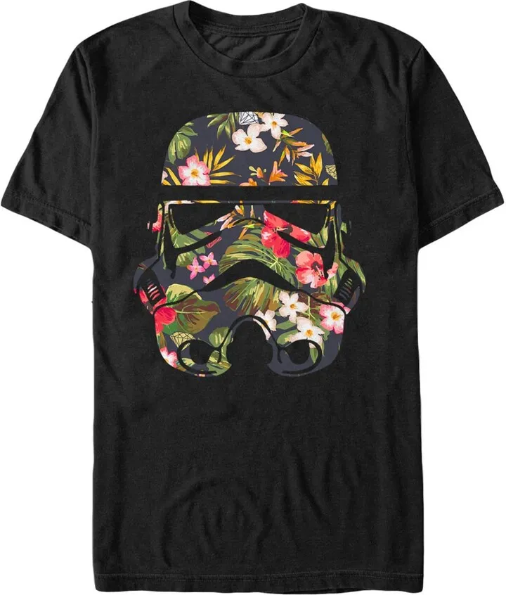 Men's Star Wars Tropical Stormtrooper T-Shirt - Black - 2X Large