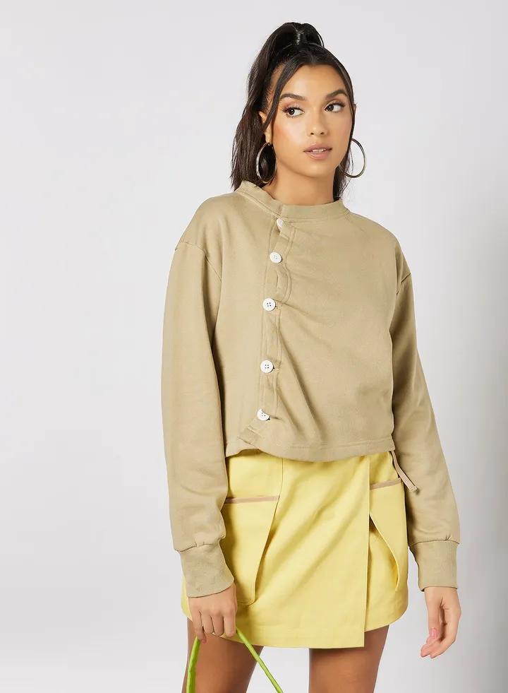 Women's Casual Sweatshirt Beige