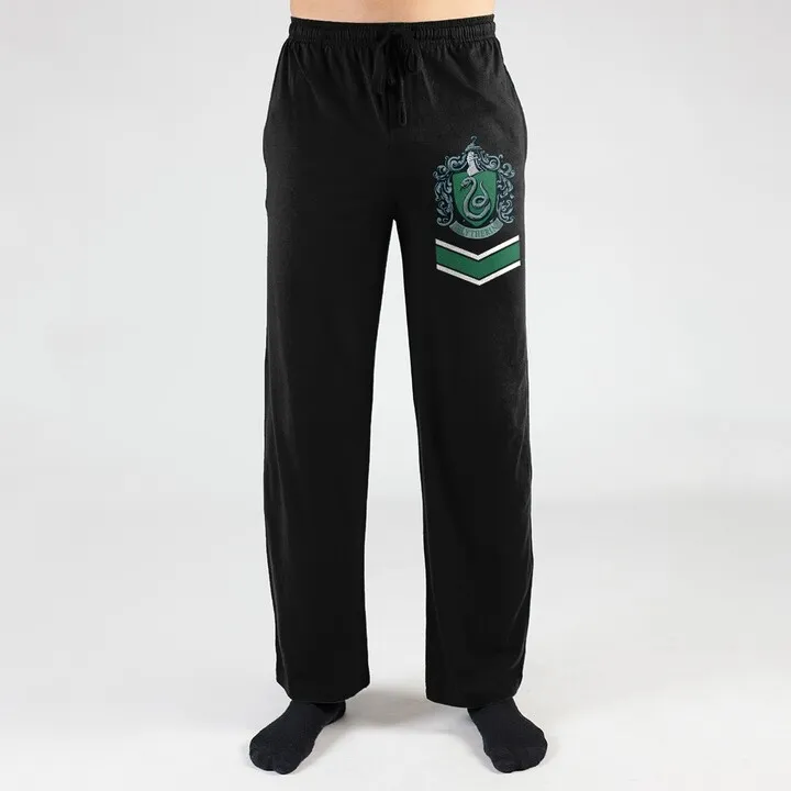 Harry Potter Slytherin House Crest Print Men's Loungewear Lounge Pants X-Large