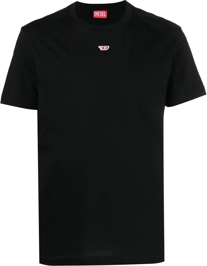logo embroidery cotton T-shirt