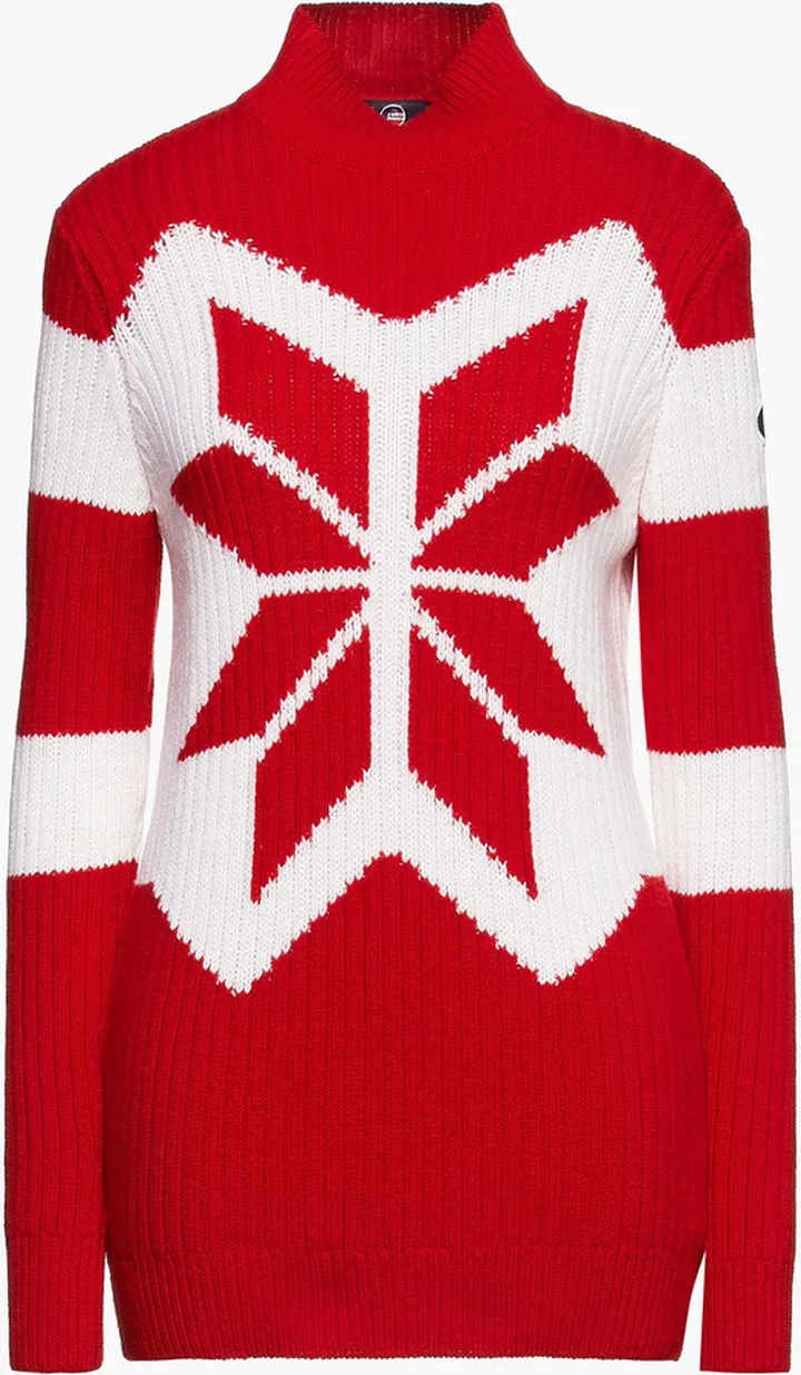 Justine ribbed merino wool and cashmere-blend turtleneck sweater