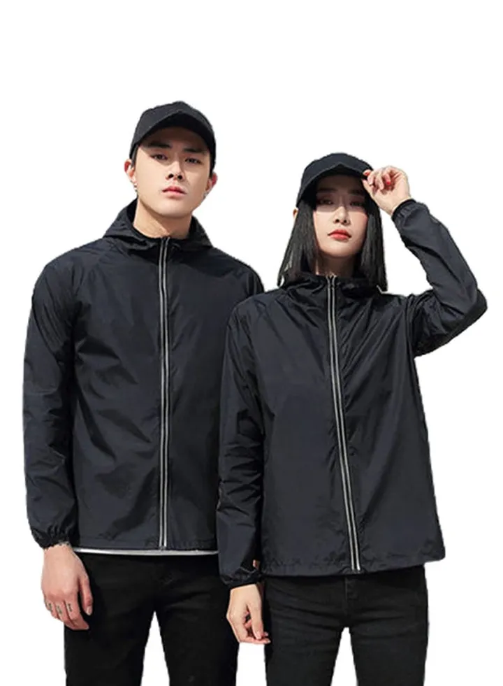 UV Sunshine Waterproof Coat Black