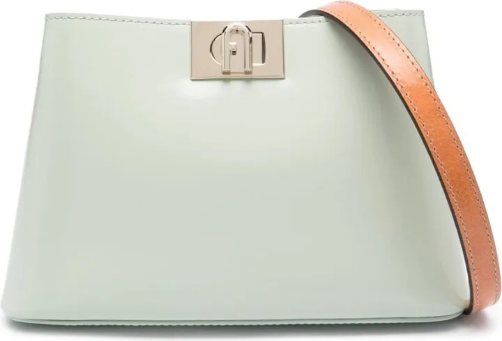 Square-Buckle Tote Bag