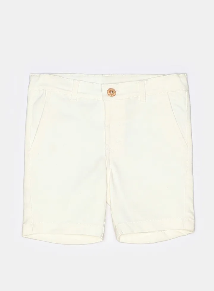 Baby Boys Short Off Gabardine