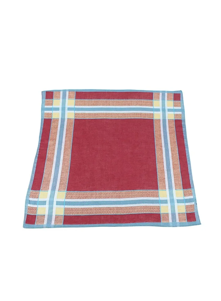 Cotton Square Handkerchief Gules
