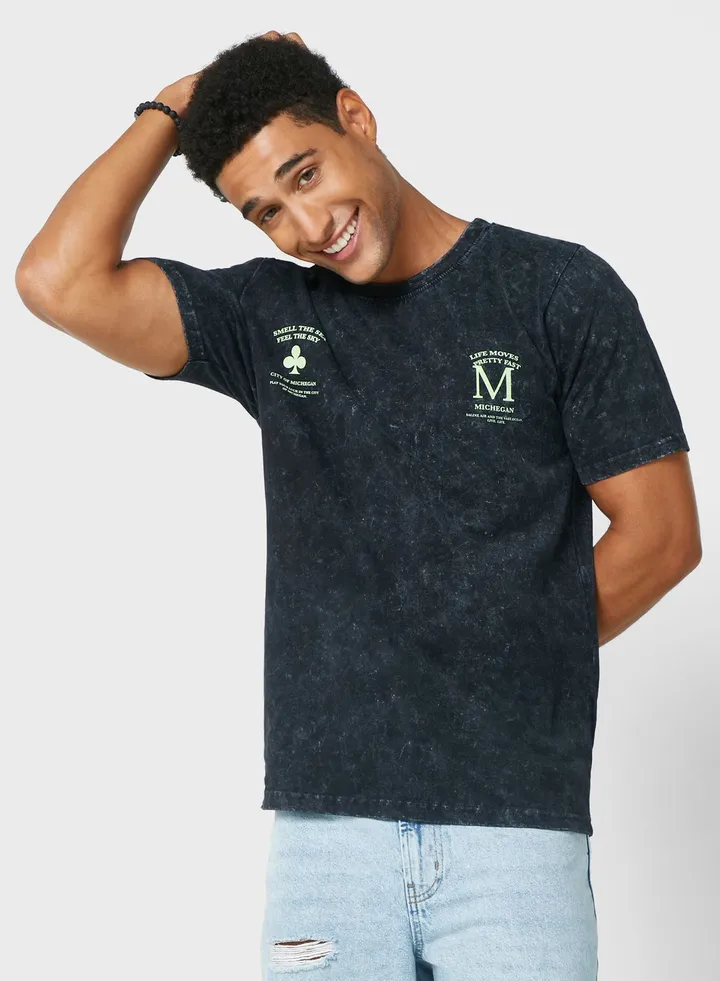 Acid Wash T Shirt
