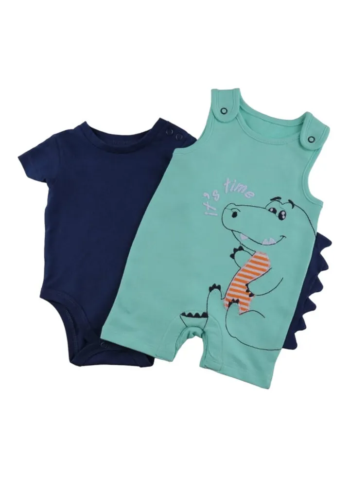 Baby Boys Playsuit & Dungaree Set