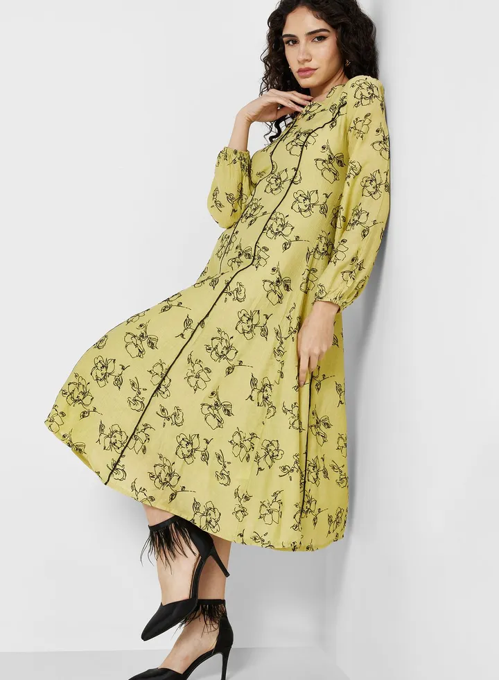 Floral Printed Dress