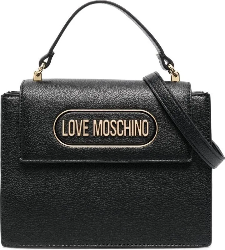 Logo-Plaque Crossbody Bag