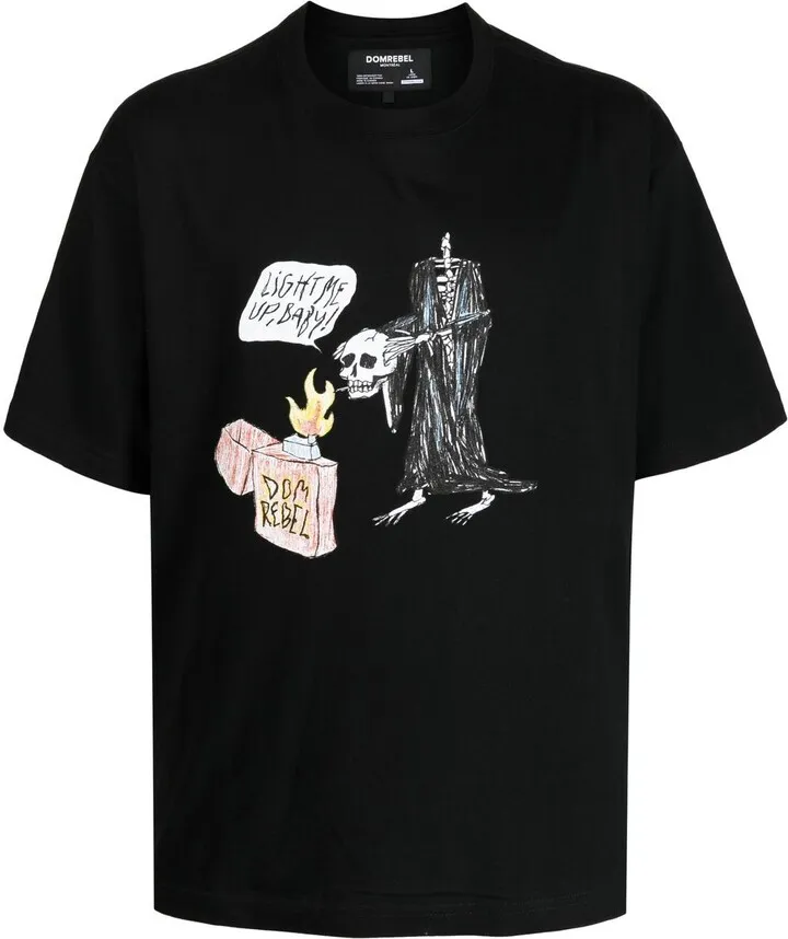 light-me-up cotton T-shirt