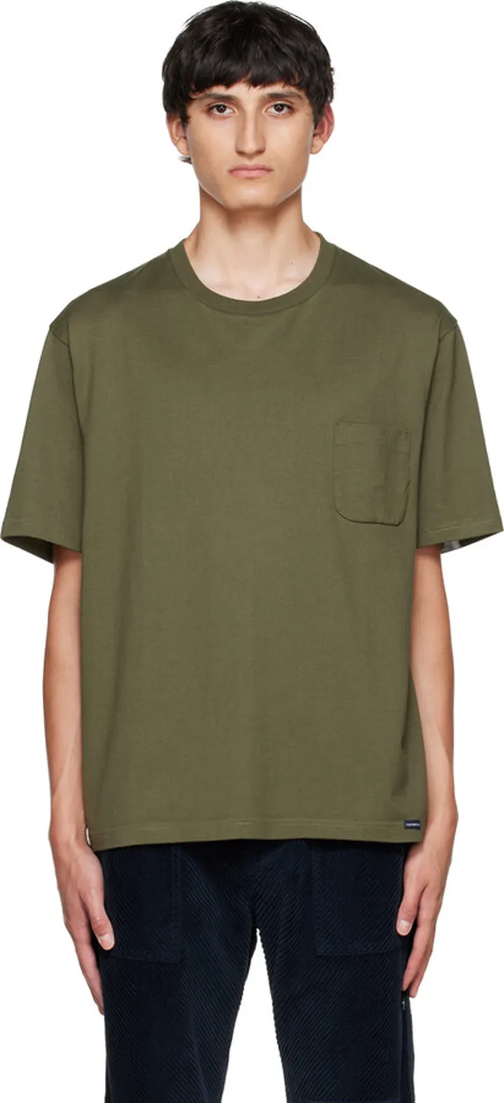 Nanamica Khaki Pocket T-Shirt