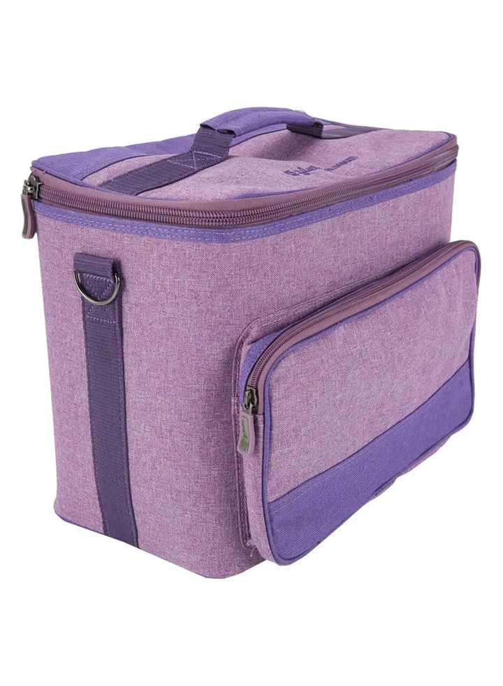 Al-Kuwait tea and coffee bag for trips, Camping bag, Lilac, 37x24x31Cm