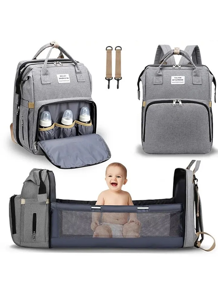Multifunction Mommy Bag Large Capacity Folding Outdoor Travel Diaper Backpack