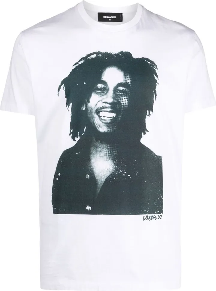 White Photograph Print T-Shirt