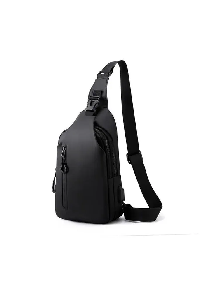 Skycare Sling Crossbody Bag Small Shoulder Backpack for Men Waterproof Slim Chest Bags Casual Daypack for Travel Cycling