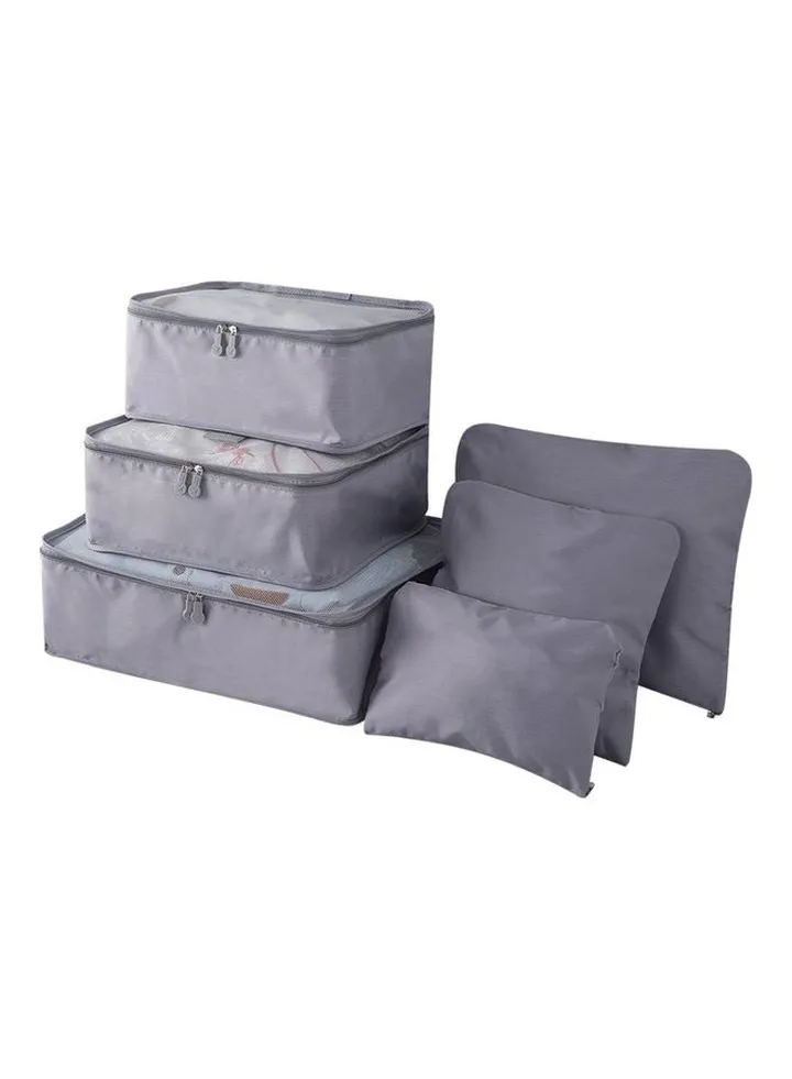 6 Piece Lightweight Luggage Travel Bags 25x20x12cm