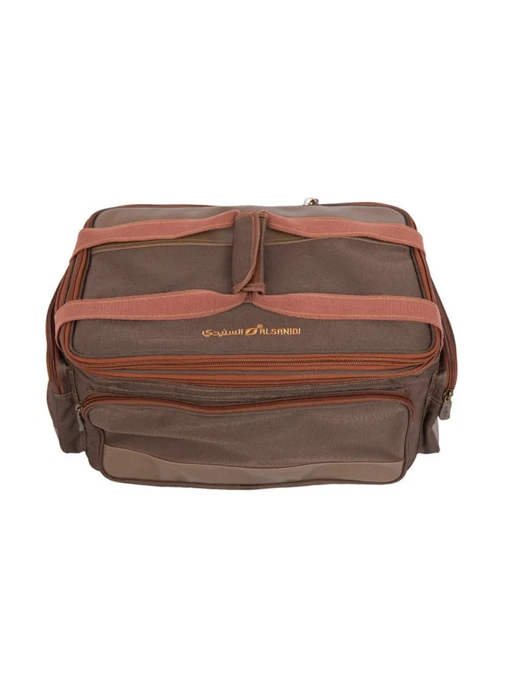 Al-Dahna bag for trips, Camping bag, Coffee Brown, Size 45*31*26Cm