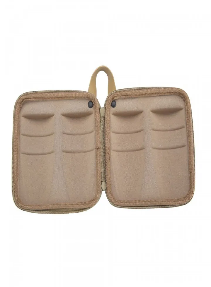 Empty anti-shock cups bag, Tea cups Bag, Woody, Size 15*14.5*7.2Cm