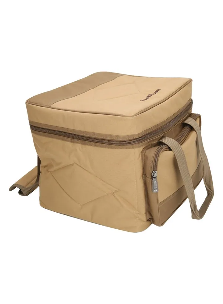 Jeddah bag for trips, Camping bag, Kaki, Size 37.5*32*30.5Cm